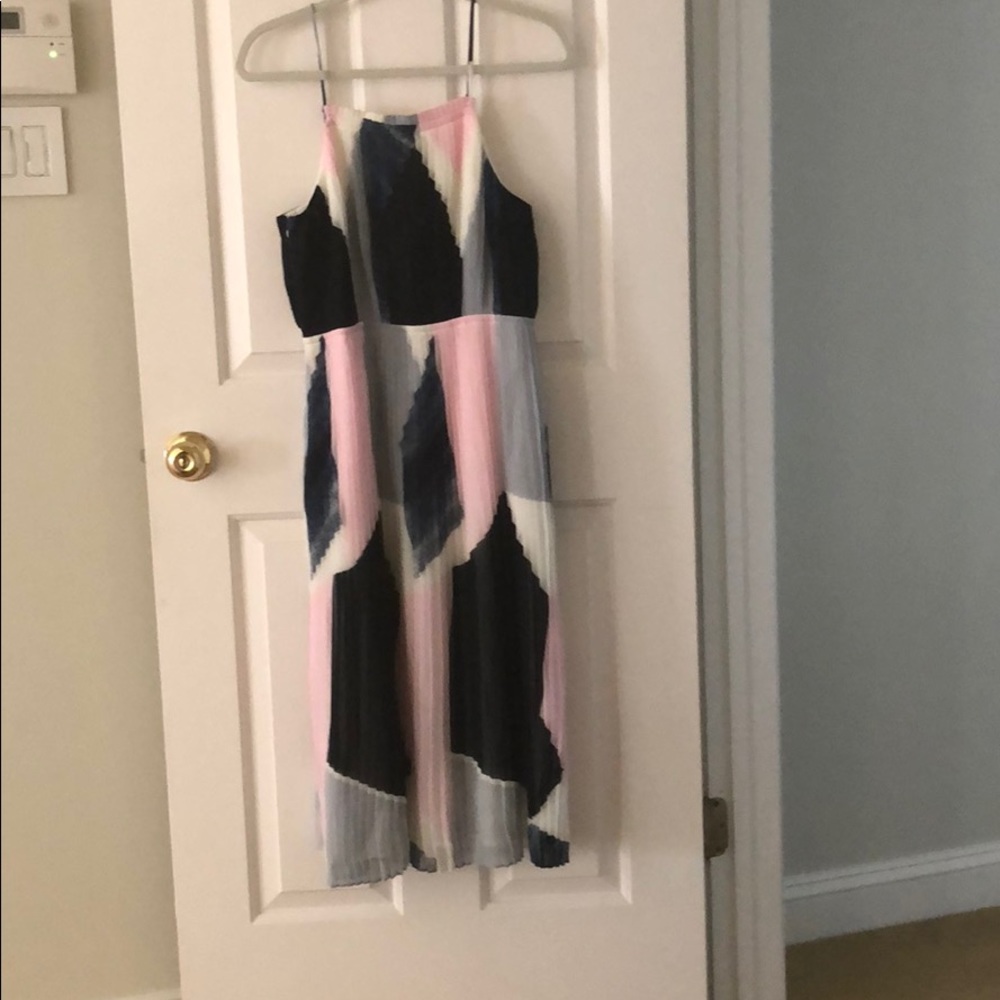 Banana republic pleated summer dress